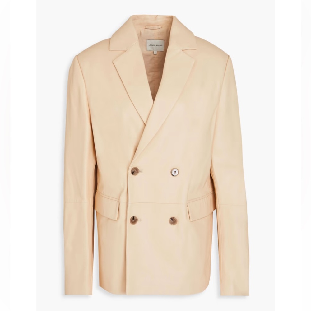 Davao leather blazer, XS